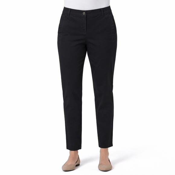Eileen Fisher Pants - Eileen Fisher Organic Cotton Straight Leg Pants Black Size Small